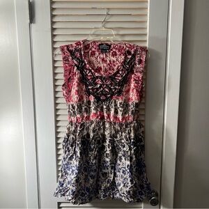 Vintage Floral Mini Dress